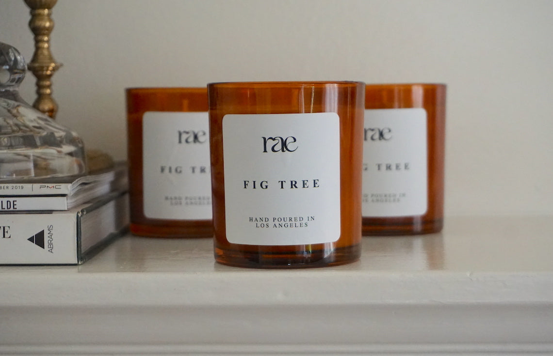Fig Tree candle close up